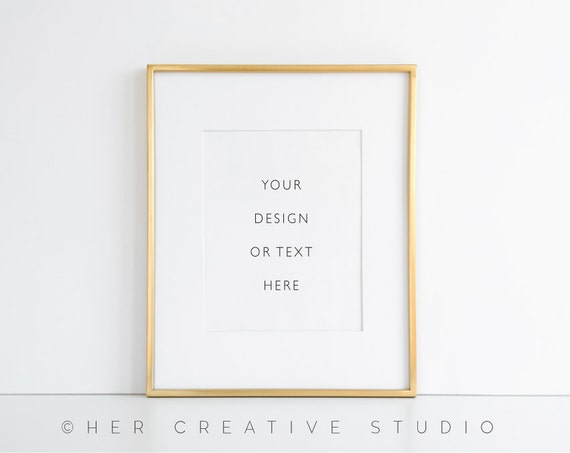 Styled Stock Photography Gold Picture Frame Mockup For Styled Stock Photography Gold Picture Frame Mockup For