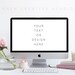 Styled Stock Photography | Desktop with Pink and White desk Accessories | Styled Photography | Digital Image