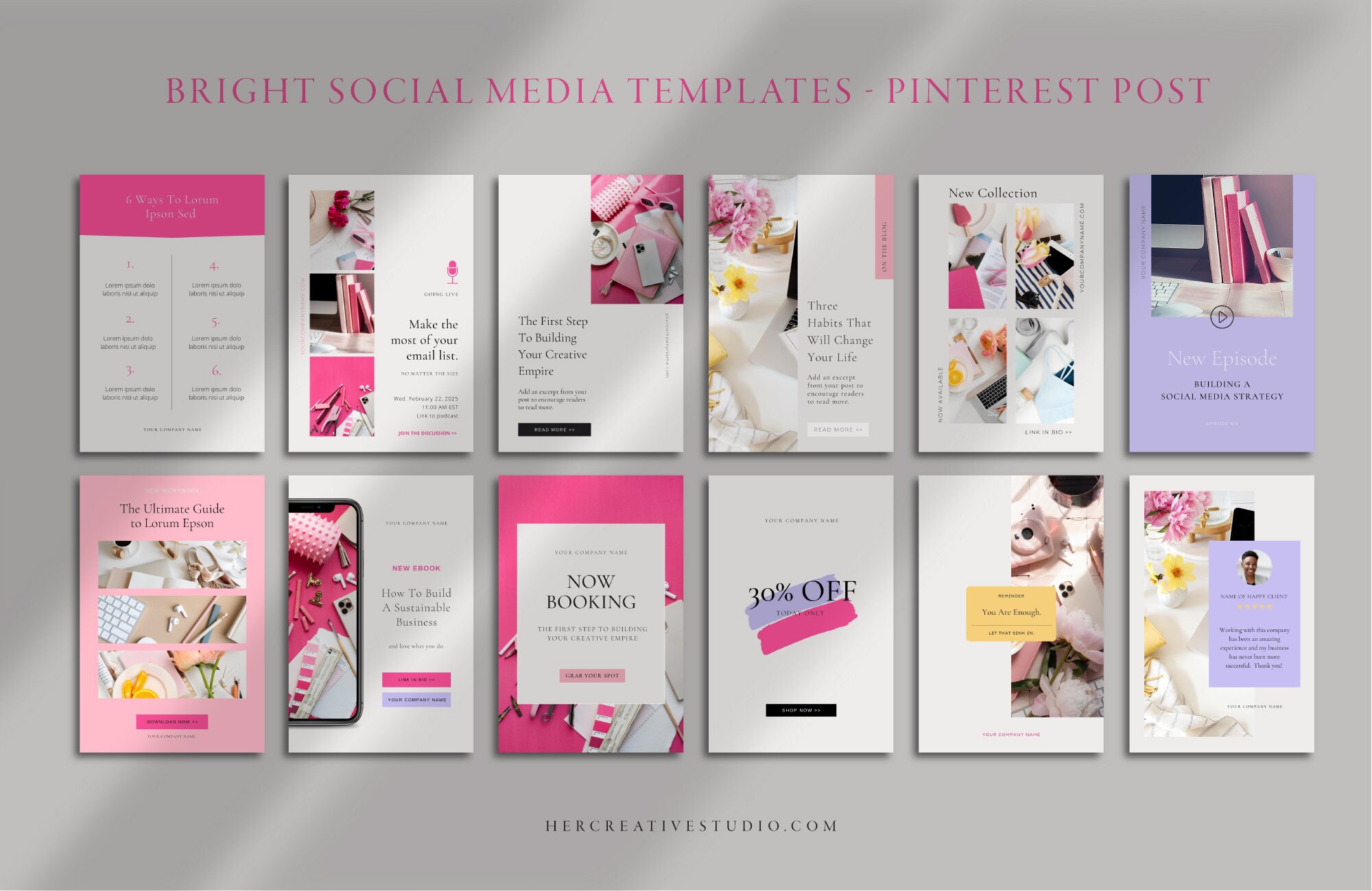 Social Media Templates Canva Templates Instagram Template - Etsy