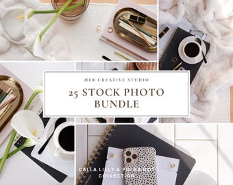 Neutral Styled Stock Photo Bundle: Feminine Mockups (Digital Download)