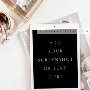 Porträt gestalteten Stock Fotografie | Tablet und Briefsorter 3 | Gestylte Fotografie | Digitales Bild