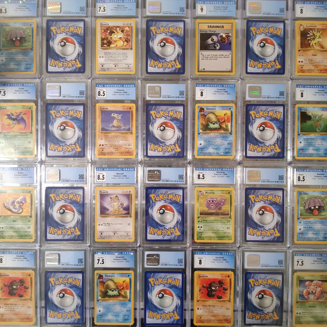 Pokemon Cards Collection Bundle Variety Lot 100+ W/ VINTAGE Graded Card ...