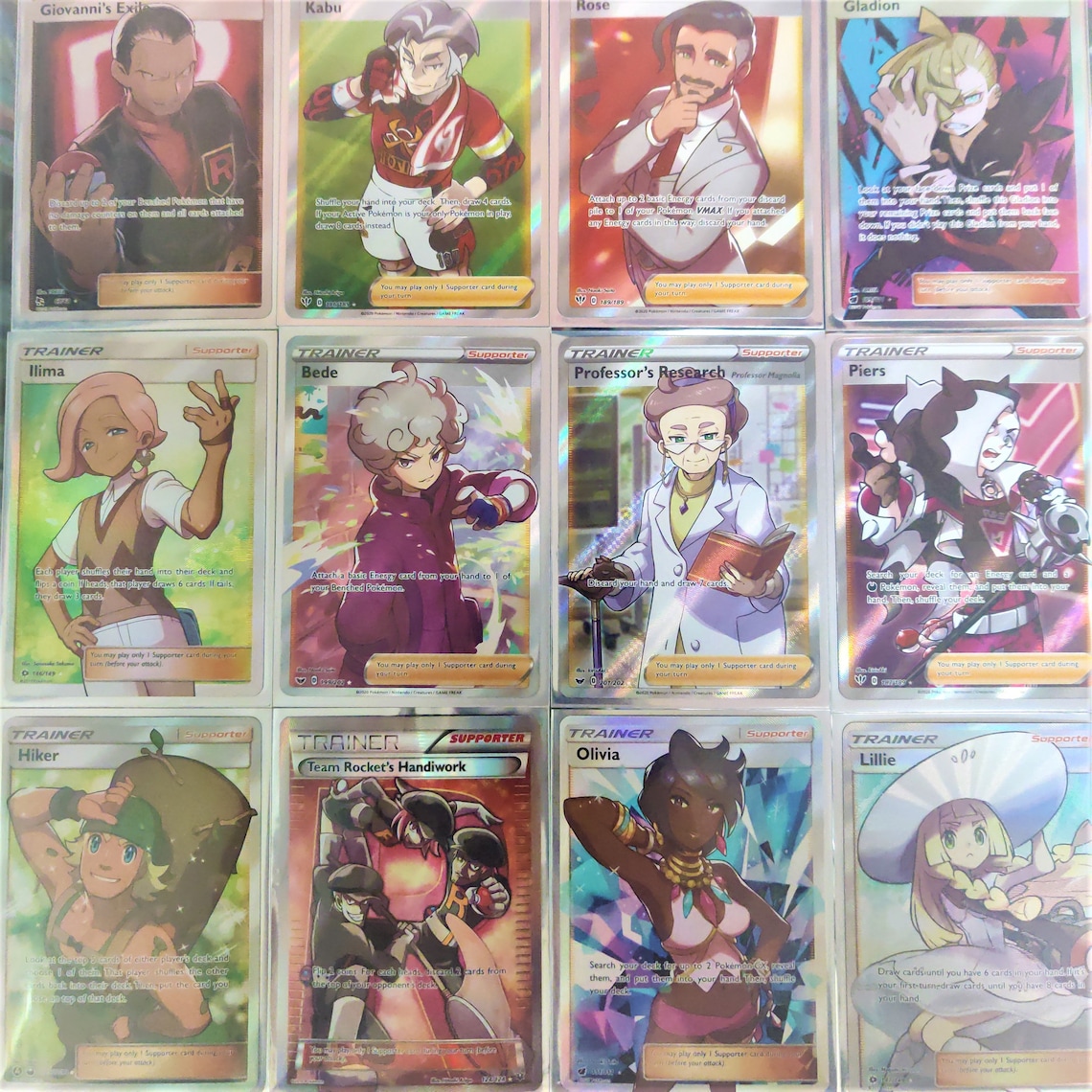 Pokemon Cards 80 Trainer Lot Extras Etsy