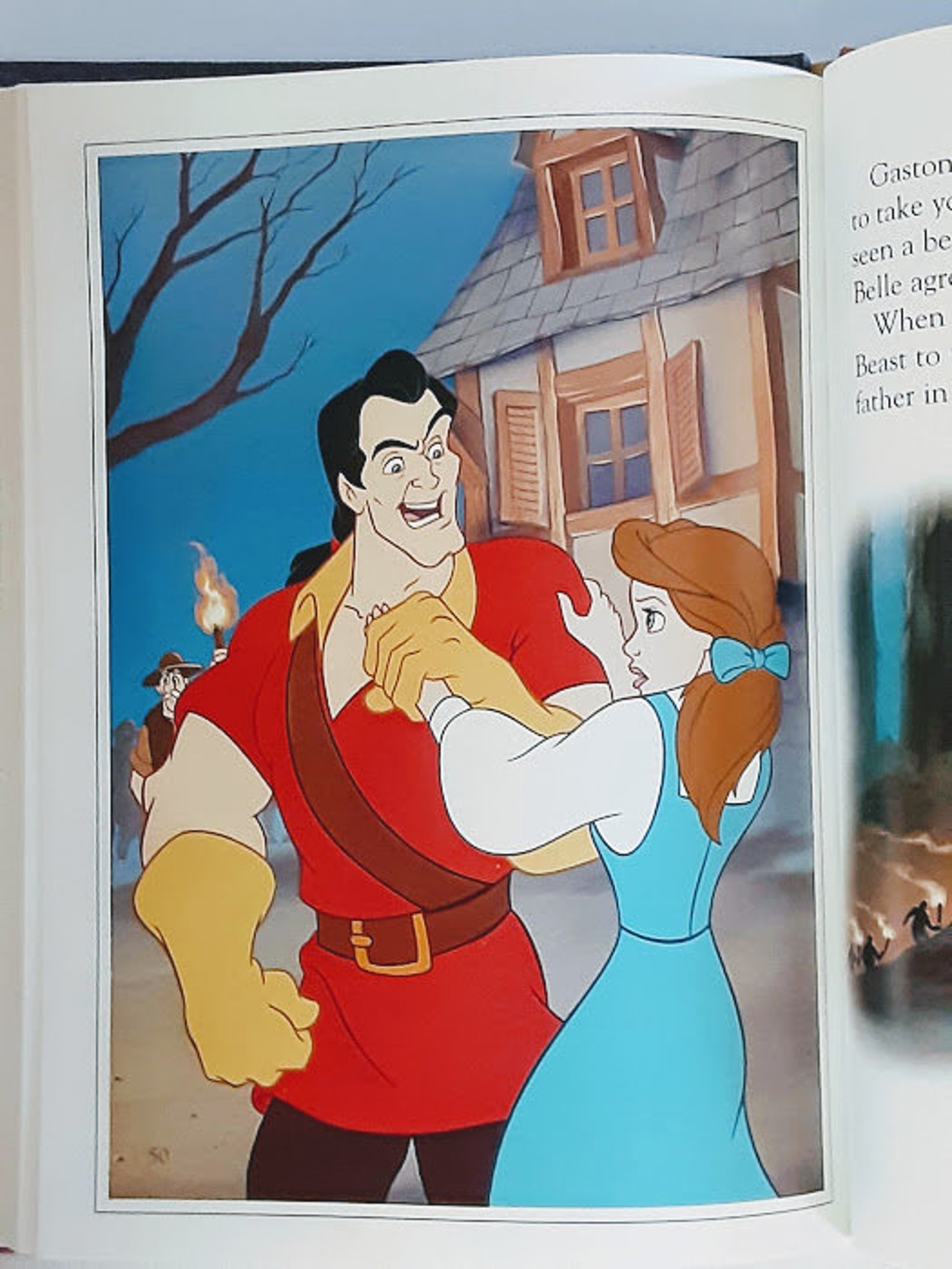 beauty and the beast book with figures