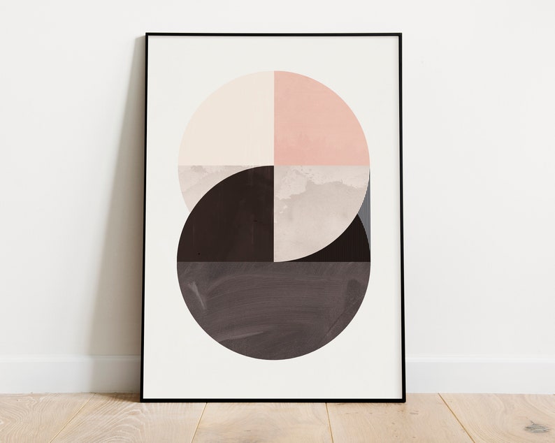 Abstract wall art Geometric wall print Modern wall art Etsy