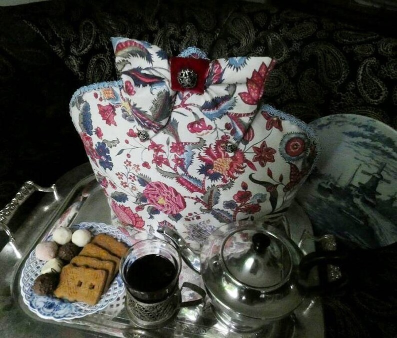 Dutch Heritage Tea Cosy Floral Tea Cozy Chintz Tea Cozy With Etsy