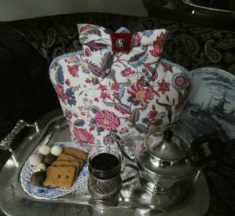 Dutch Heritage Theemuts, Floral Tea Cosy, Chintz Tea Cosy met Bloemen