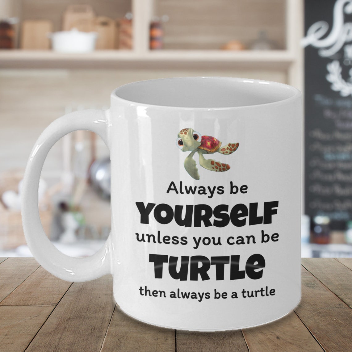Funny Turtle Gifts Sea Turtle Novelty Coffee Mug Cute Turtle Etsy