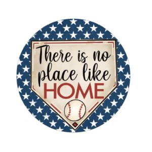 Honkbal Softbal Sportteken, Kransbevestiging, Honkbalbenodigdheden, Honkbalteken, Er is geen plaats zoals thuis,
