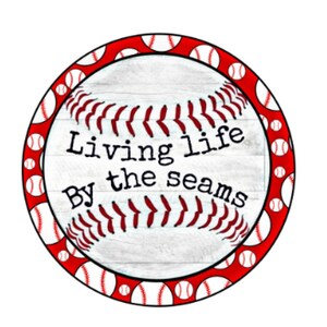 Honkbal Sport teken, Krans bevestiging, Honkbal benodigdheden, Baseball Sign,