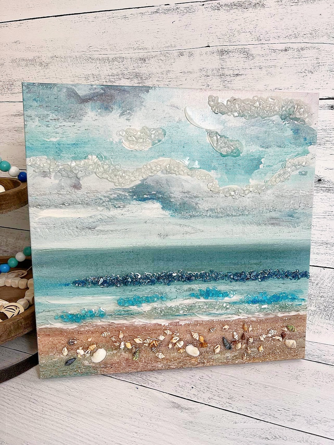 Coastal Beach Canvas Wall Art, Beach Home Decor, Coastal Home
