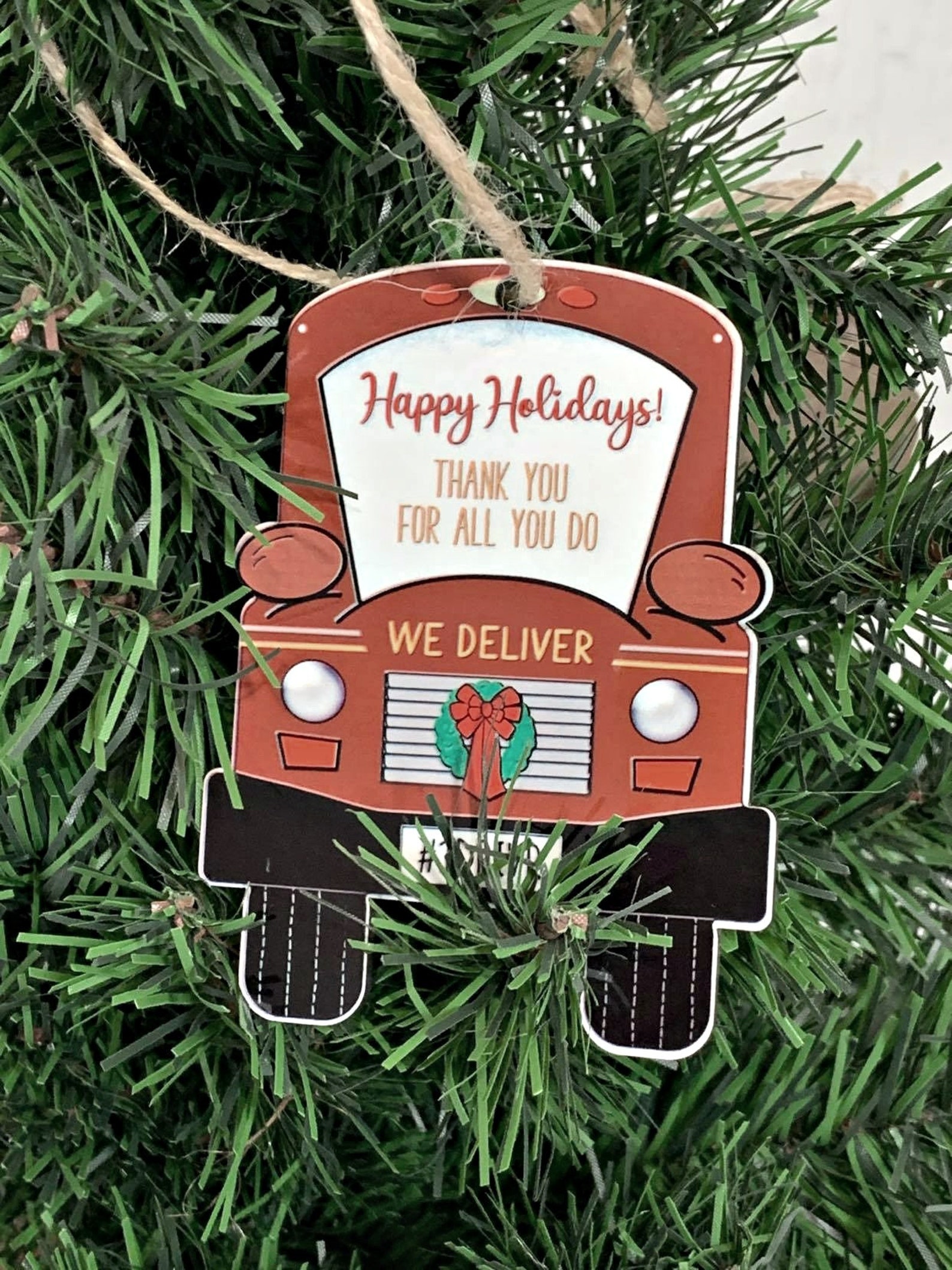 Ups Truck Christmas Ornament 