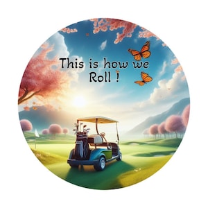 Golf Schild, Sportschild, Golfcart, Golfcart, Kranzanhänger, Bastelbedarf, Kranzzubehör,