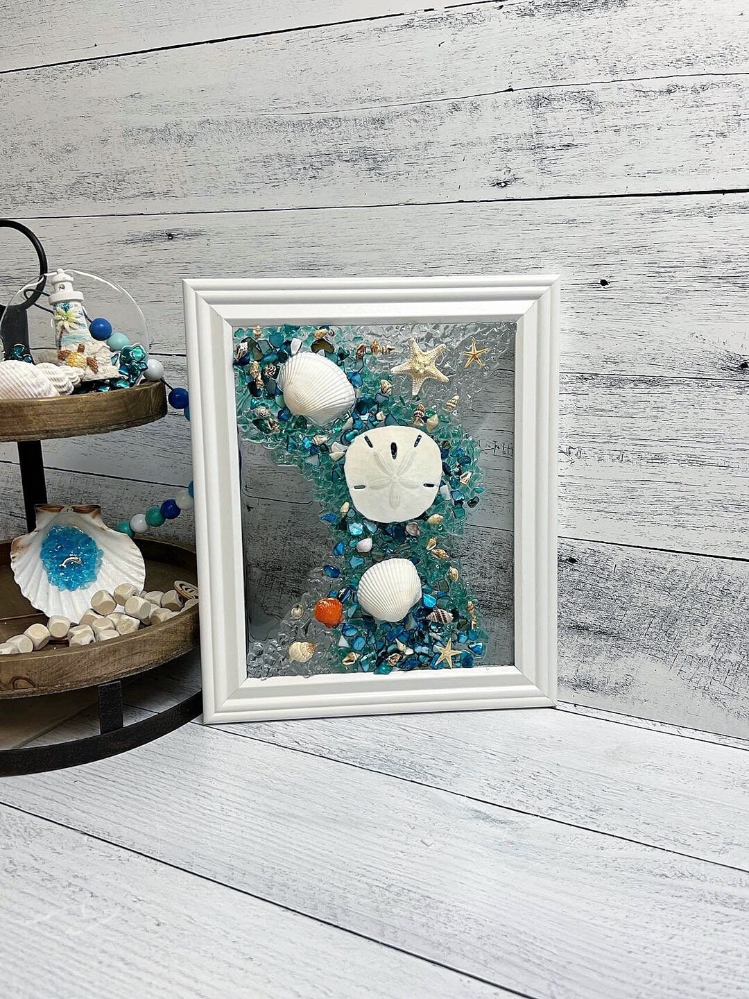 Sandollar Resin Coastal Wall Art Picture Beach Home Decor Etsy