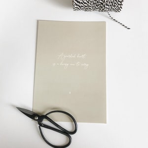 Guarded heart - Poster A5 - poem