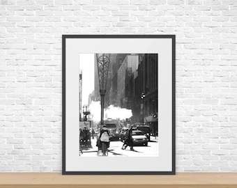 Foto - New York Straßen am Morgen - aufgenommen im Oktober 2014