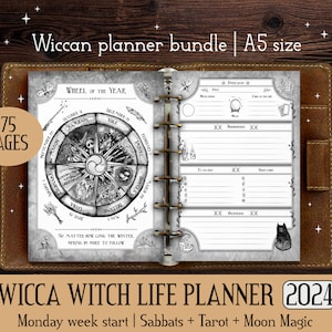 Coloring Book of Shadows: Planner for a Magical 2024