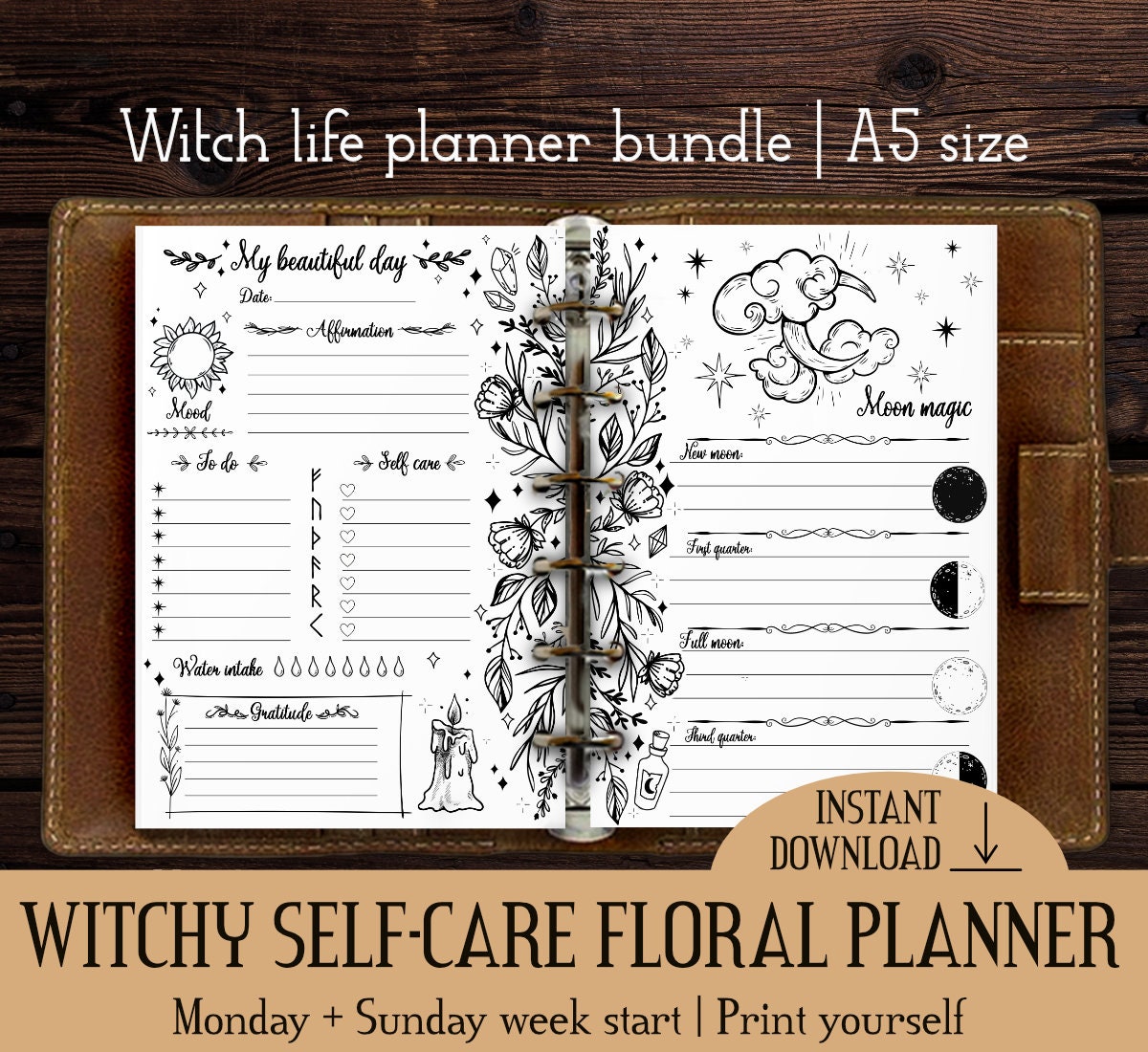 A5 Planner Ruler – The Witches Planner