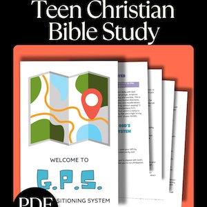 Christian Teen Bibelstudie PDF | G.P.S. Gottes Positioning System Andachts Anleitung | Druckbar