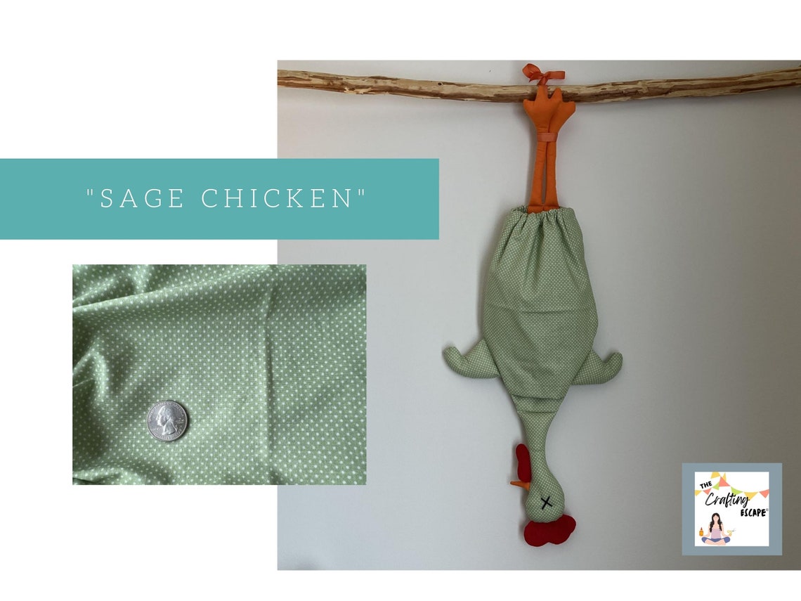 The Original Chicken Grocery Bag Holder. Spring Collection. Etsy