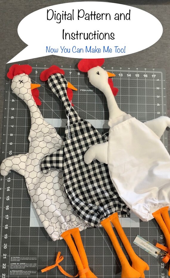 DIY Chicken Grocery Bag Holder Digital Instructions ONLY Etsy