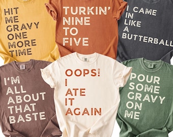Custom Thanksgiving Shirts, Funny Family Thanksgiving Tees, Personalized Turkey Day Shirts, Matching Group Shirts, Friendsgiving Shirts