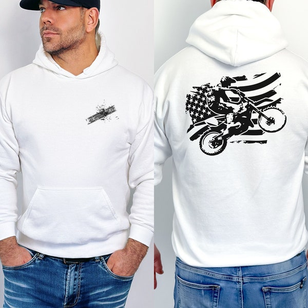 Tripple Biker Cross Logo Hoodie