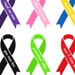 CUSTOM Awareness Ribbon Sticker, Vinyl Sticker Awareness Ribbon, Your ...