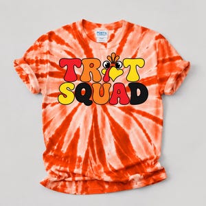 Custom Turkey Trot Shirts, Personalized Trot Squad Tee, Matching Family Thanksgiving 5K Shirts, Adult Kids Tie Dye Running Tees bild 7