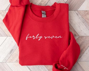 Trump Forty Seven Sweatshirt, Inauguration Maga Crewneck, President Trump 45 47 sweatshirt, Political gift apparel, Woman’s Trump shirt