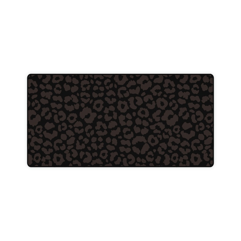 Subtle Cheetah Print Desk Mat. Leopard Print Desk Mat. Trendy Etsy