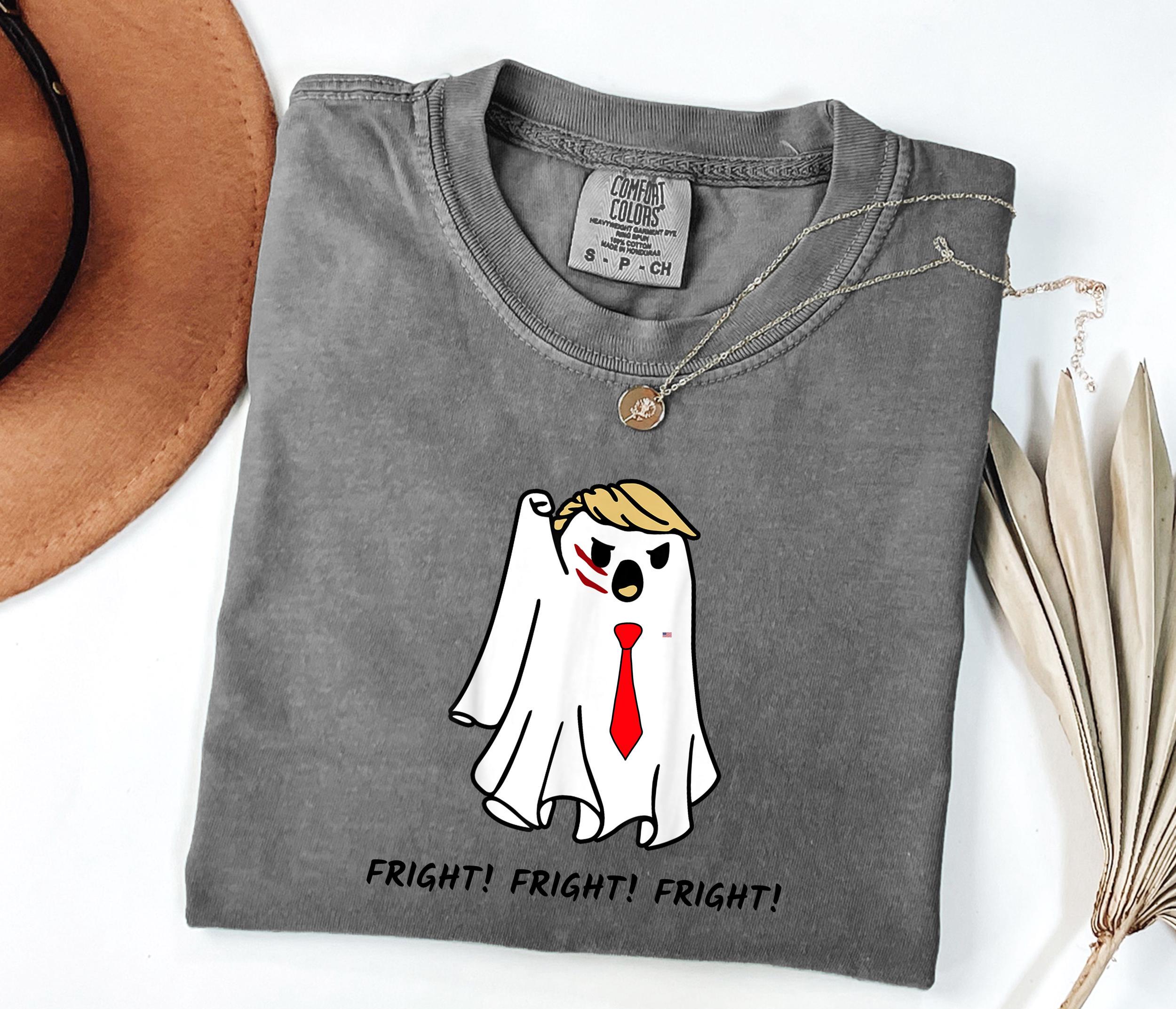 Comfort Colors® Trump Halloween shirt, Trump fight ghost t-shirt, Trumpkin Halloween tee, Funny Trump 2024 Halloween shirt, Republican gifts