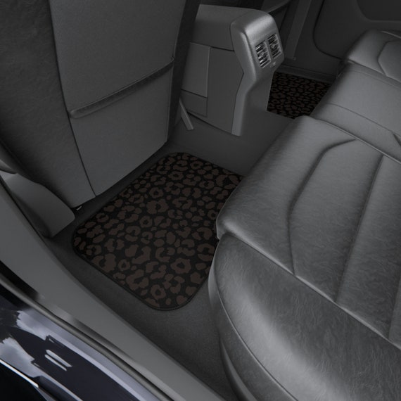 Leopard car sale floor mats