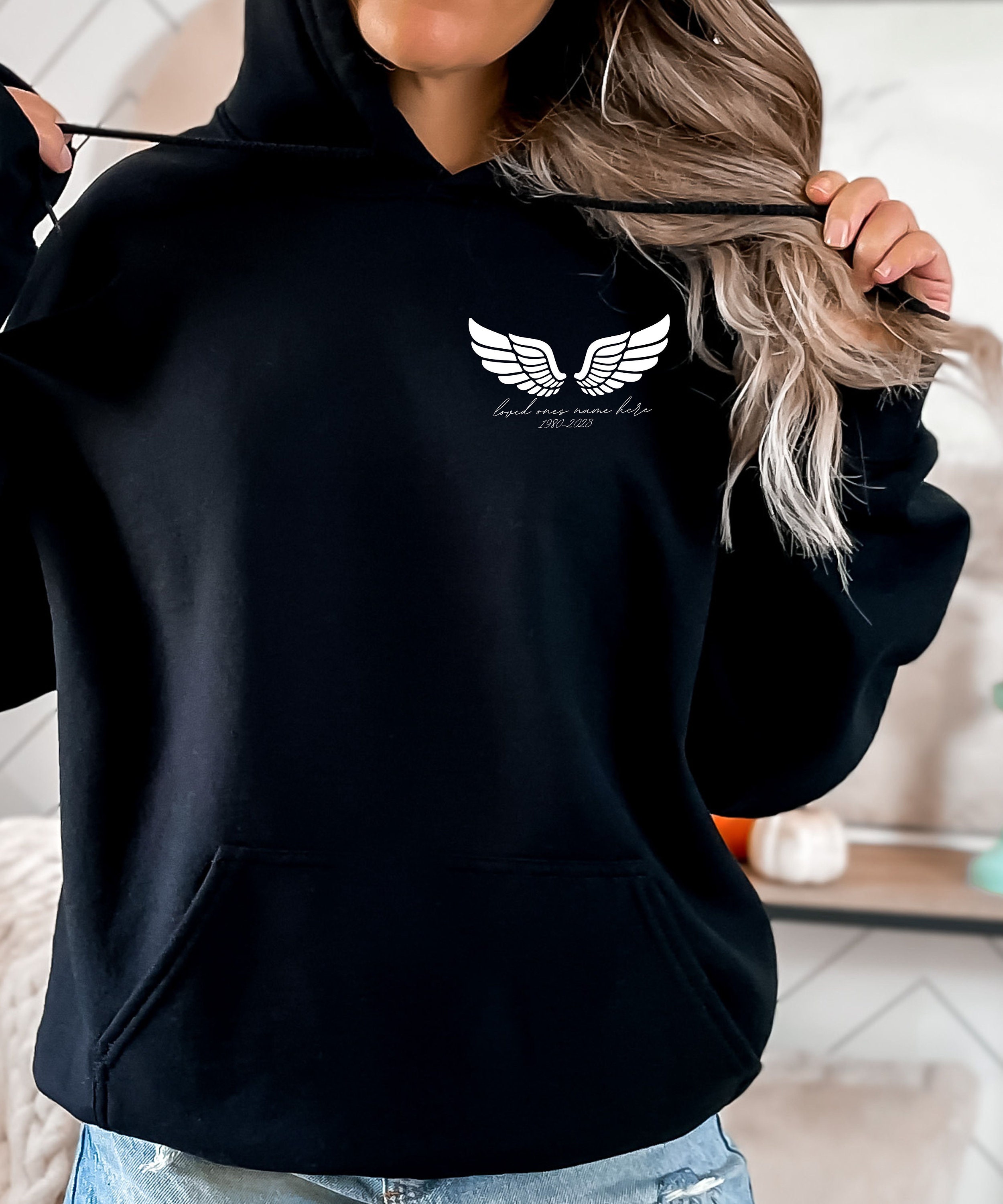 【BLACK】Memorial sweat 9NINE9Society - Black Memorial Hoodie – 9NINE9 Society