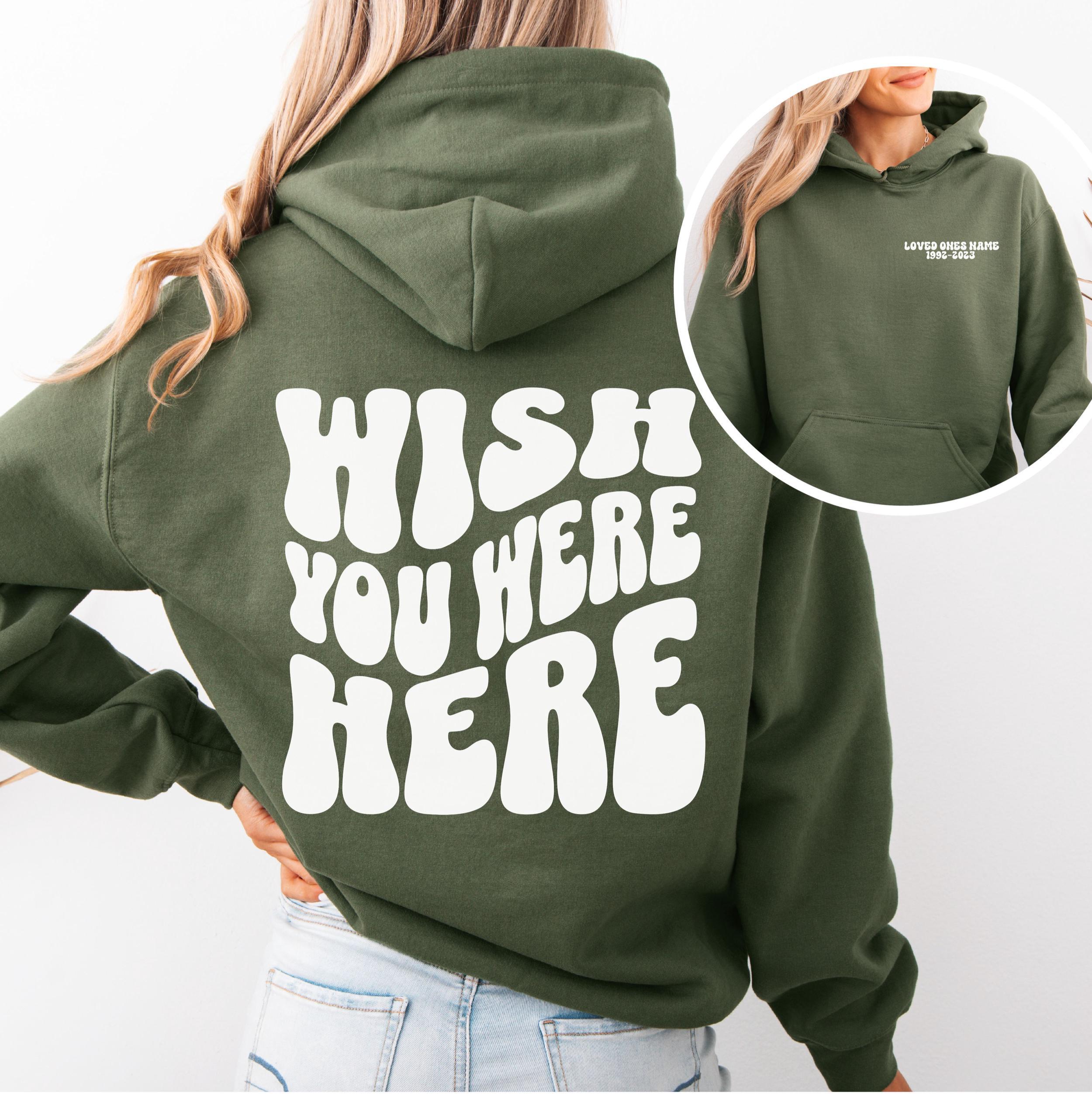 Personalized Memorial Hoodie, in Memory of Loved One, Custom Name