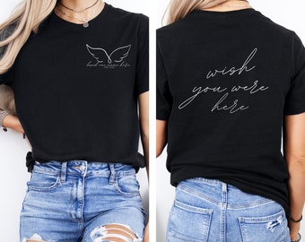 In memory of T-shirt. Personalized name and dates. Memorial shirt/rip shirt/rest in heaven shirt/memorial gift.. Unisex