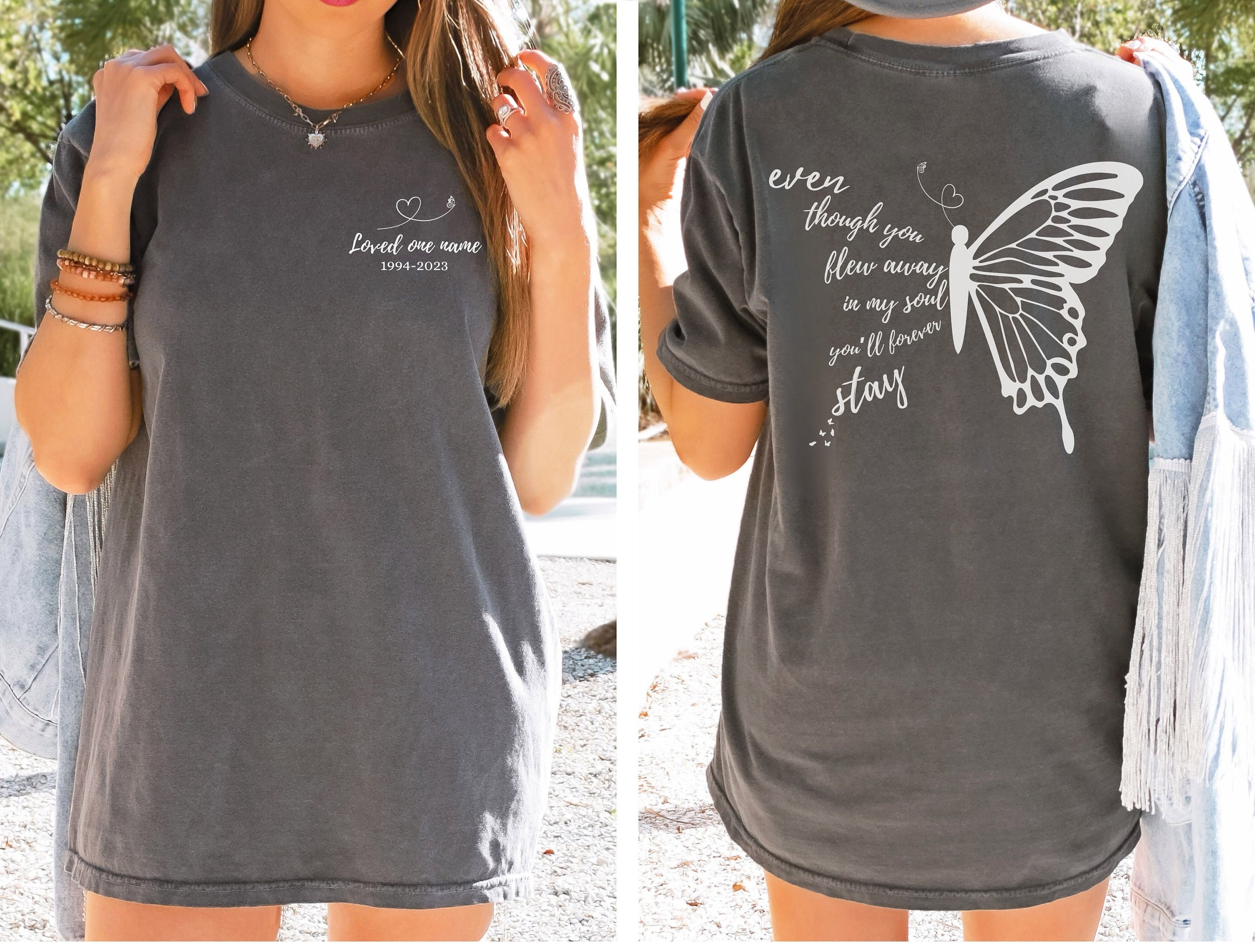 トップス L'AppartementGOOD GRIEF PRINTED OVER TEE GOOD GRIEF!/グッド グリーフ】 PRINTED OVER TEE（Tシャツ