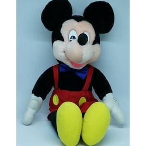APPLAUSE Vintage 1980s Mickey Mouse Plush Toy ~17" Walt Disney Cartoon Item 3536
