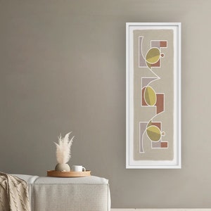Extra large art print: vertical, Long narrow, 30x90, 16x48, 12x36 inch, modern