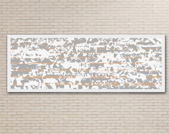 Long Narrow Wall Art Wide Horizontal Printable Abstract. - Etsy
