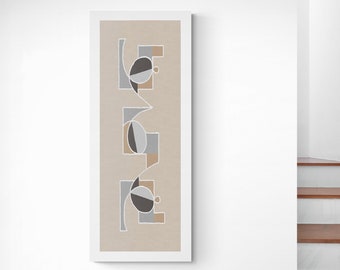 Art Print : Large, long, 48x16, 36x12 or 30x10, narrow wall art; Wide horizontal or tall vertical wall art abstract