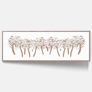 Long narrow wall art. Vertical or horizontal, 12x36, printable wall art. Panoramic; modern; neutral