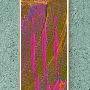 Long, slim, 12x36 art, printable, narrow vertical wall art; modern, wide, horizontal abstract art; 36x12