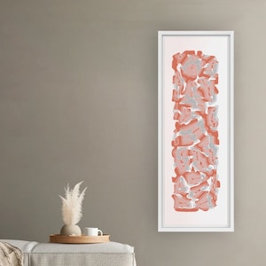 Extra large vertical wall art print: modern; Long narrow, 30x90, 16x48, 12x36 inch
