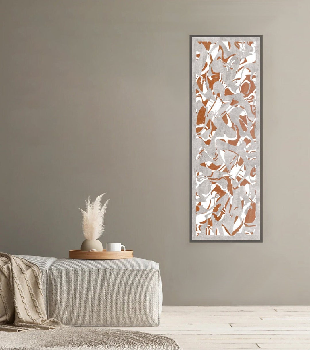 Extra Large Vertical Wall Art, Long Narrow, 30x90, 16x48, 12x36 Inch ...