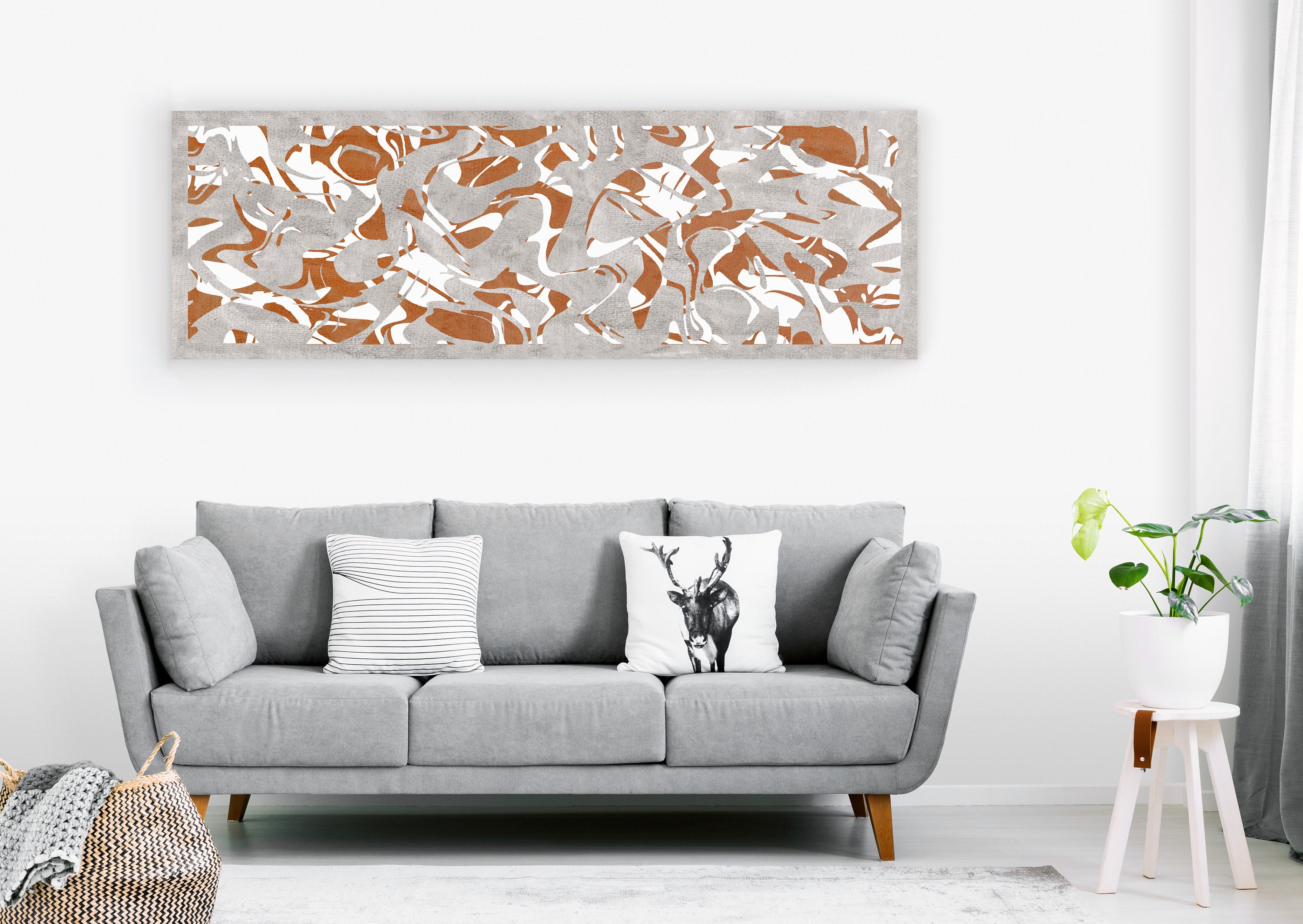 Extra Large Vertical Wall Art: Long Narrow, 30x90, 16x48, 12x36 Inch ...