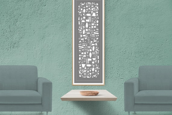 Long Narrow Printable Wall Art In Grey White 12 High 36 Uk - Narrow Vertical Abstract Wall Art Long Narrow Printable Wall Art In Grey White 12 High 36 Uk - Narrow Vertical Abstract Wall Art