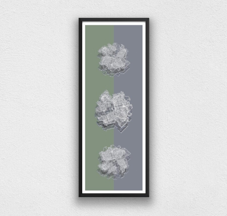 Wall Art Wide Narrow Wall Art 12x36, Wall Art for All Tall Walls 36x12