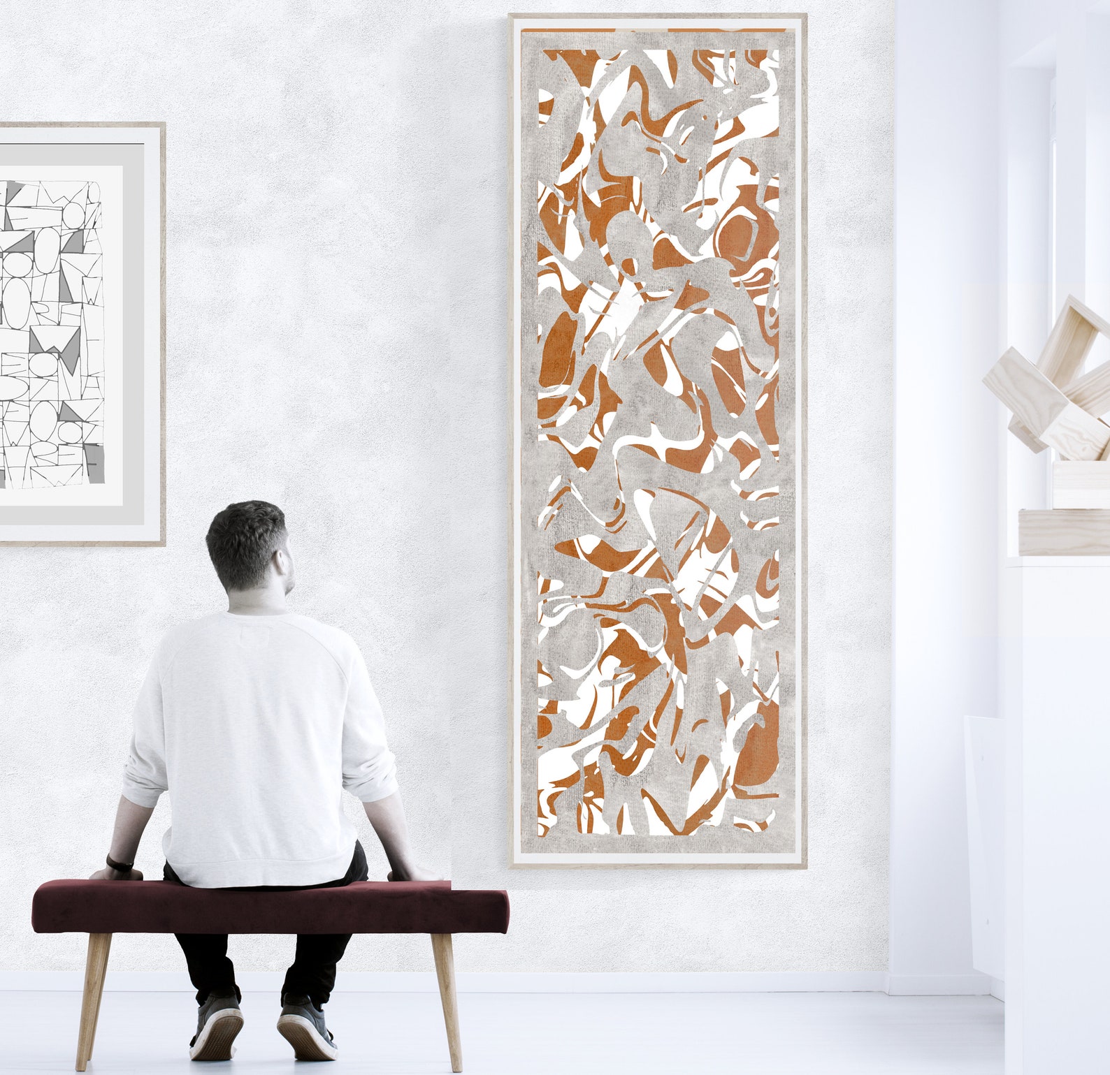 Extra Large Vertical Wall Art: Long Narrow, 30x90, 16x48, 12x36 Inch ...