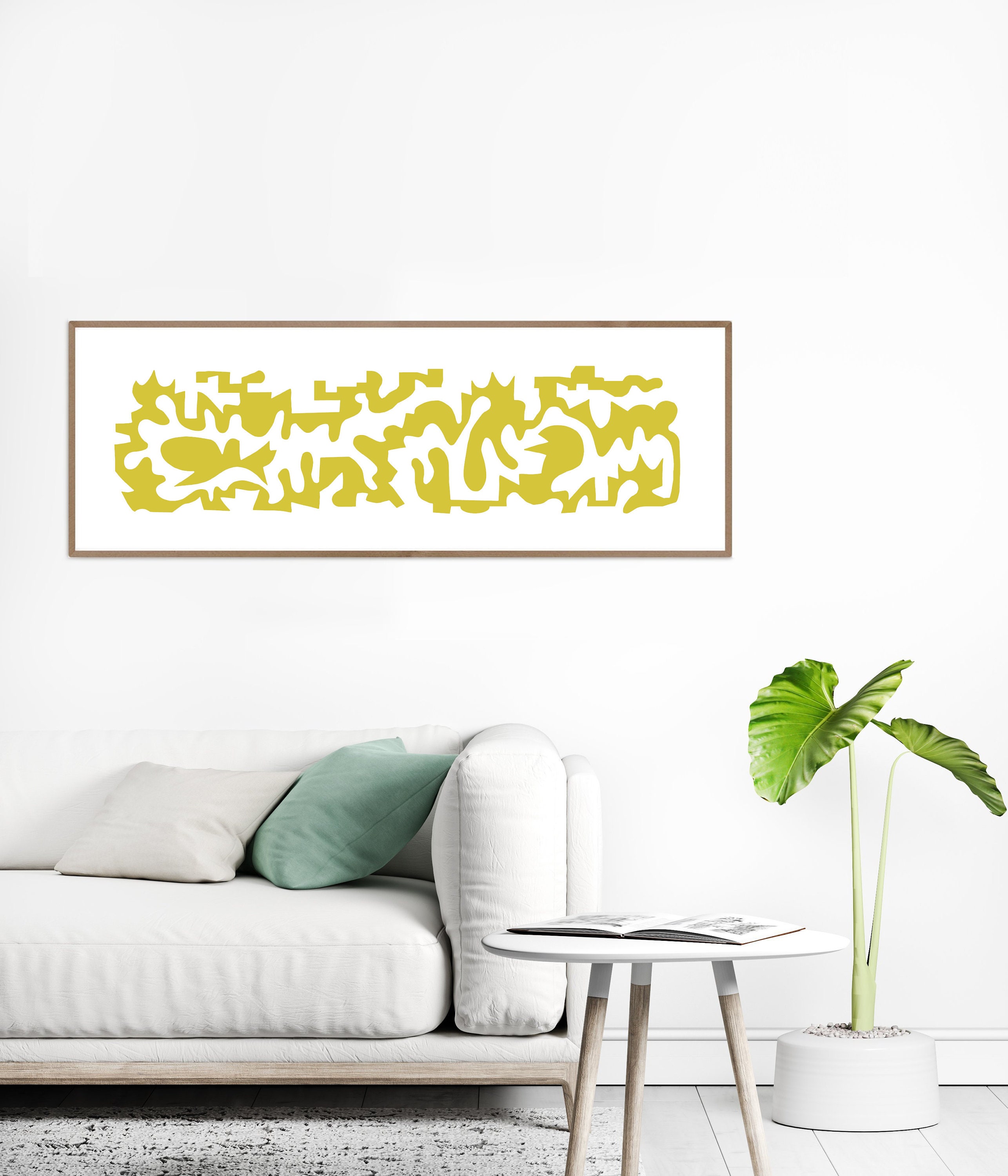 Long Narrow Vertical Wall Art 12 High 36 Wide 3 Ft Etsy India